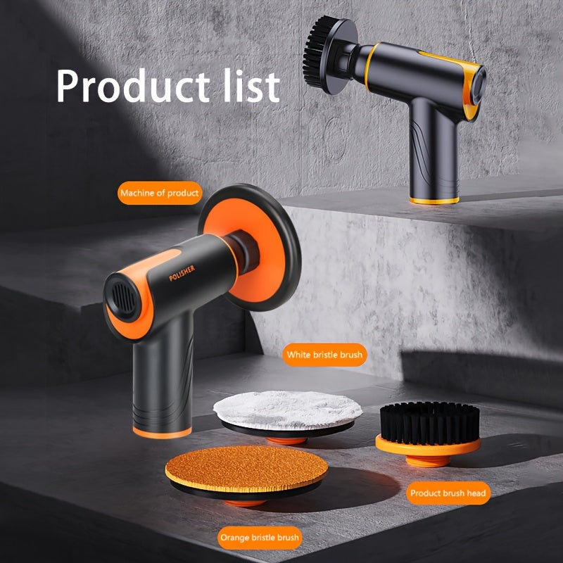 100W Cordless Car Polisher & Waxing Machine – Rechargeable Wireless Buffer for Scratch Repair, Car Detailing & Waxing, Portable Compact Polisher for Car Enthusiasts