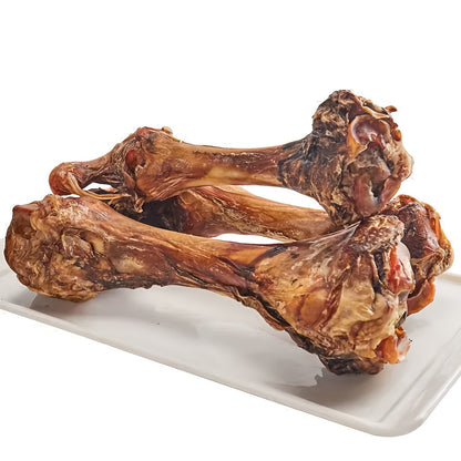 Long-Lasting Beef Bone Dog Chews Large Beef Flavor Chew Bones for Medium and Large Dogs Natural Daily Reward Treats for Indoor and Outdoor Snack Time Pet Dental Chews