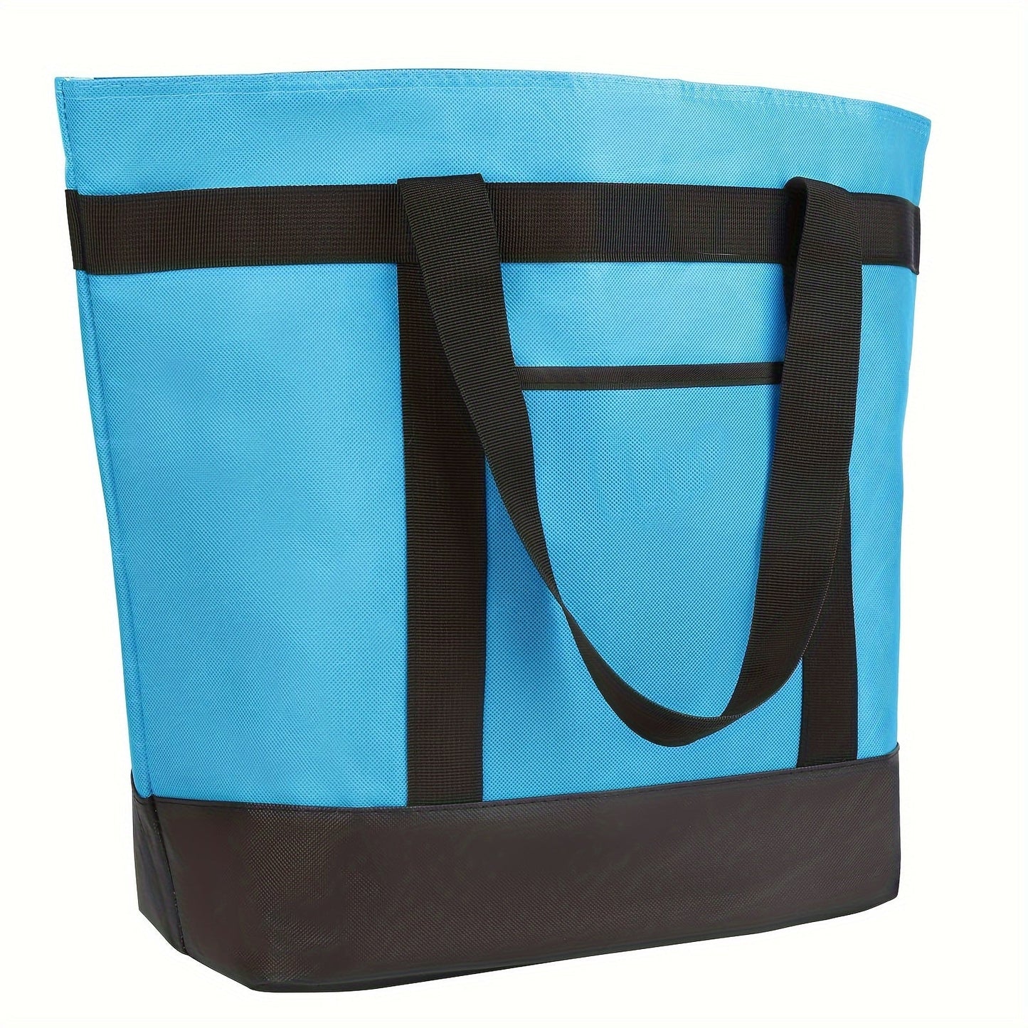Insulated Reusable Grocery Tote Bag XXLarge 10.3 Gal – Thermal Cooler Bag for Food Delivery, Doordash, Grubhub, Grocery Shopping, Travel, Beach & Picnic, Oxford Cloth, 5 Colors