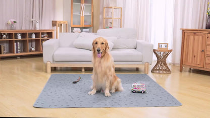 Washable Reusable Dog Pee Pads with Bone Print – Non-Slip Leakproof Absorbent Puppy Training Pads, Machine Washable Whelping Pads for Couch Crate Playpen Potty Training, Multiple Sizes