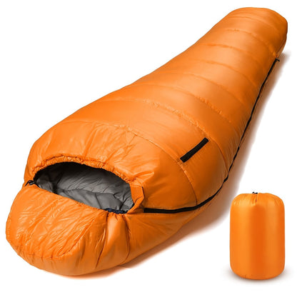 Mummy Sleeping Bag 15-45°F 3-4 Season Cold Weather Sleeping Bag for Adults – Warm Lightweight Washable Camping Sleeping Bag for Hiking, Backpacking, Traveling & Outdoor Activities