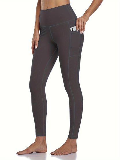 5-Piece Women's Printed Compression Yoga Pants – 7/8 Nine-Point Fitness Running Leggings with Leopard Camo & Solid Patterns, High-Waist Athletic Tracksuit Bottoms for Gym Workout, S-XXL