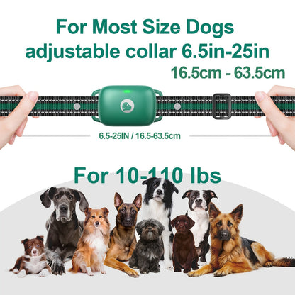 Dog Training Collar with Remote 3 Training Modes Beep Vibration Shock E-Collar for Medium Large Dogs Smart Icon Remote Receiver Function