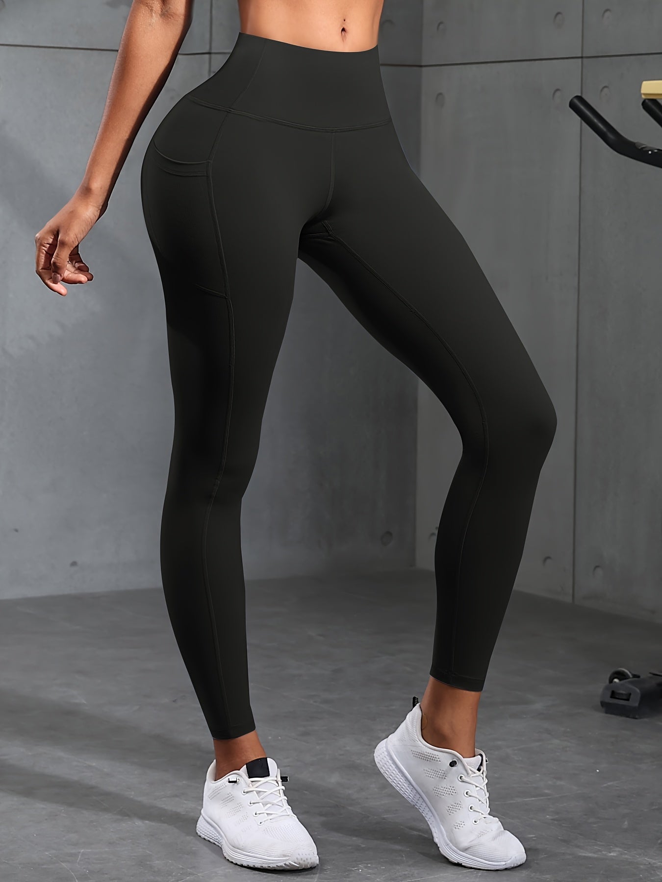 6 Pack Women's High Waist Leggings with Pockets Buttery Soft Tummy Control Yoga Pants Multicolor Sets S-XXL Activewear