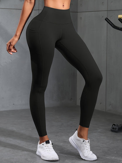 6 Pack Women's High Waist Leggings with Pockets Buttery Soft Tummy Control Yoga Pants Multicolor Sets S-XXL Activewear