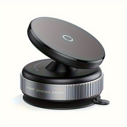 Magnetic Phone Holder with Vacuum Suction Cup, 360° Adjustable Hands-Free Phone Mount for Car, Gym, Mirror & Smooth Surfaces, Universal Magnetic Suction Phone Stand Compatible with All Smartphones