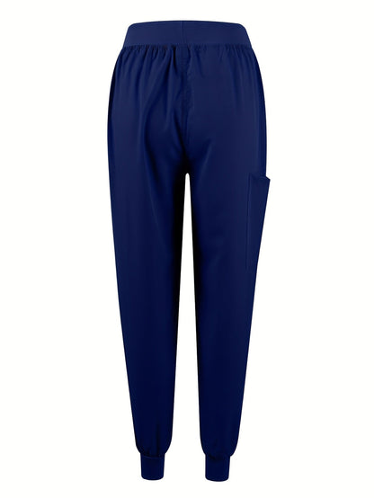 Unisex Medical Scrubs Set – Breathable Quick-Dry V-Neck Top & Drawstring Jogger Pants, Nursing Uniform for Women & Men, 7 Colors, Sizes S-XXL, Ideal for Hospitals, Dental Clinics & Veterinary Work
