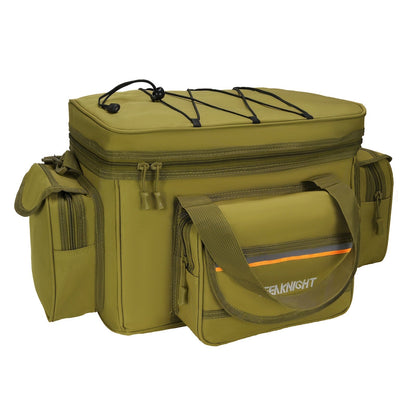 SeaKnight Fishing Tackle Bag Camo – Large Capacity Waterproof Nylon Shoulder Bag for Bass Trout Fishing Hiking Camping Outdoor Sports Travel Men Women