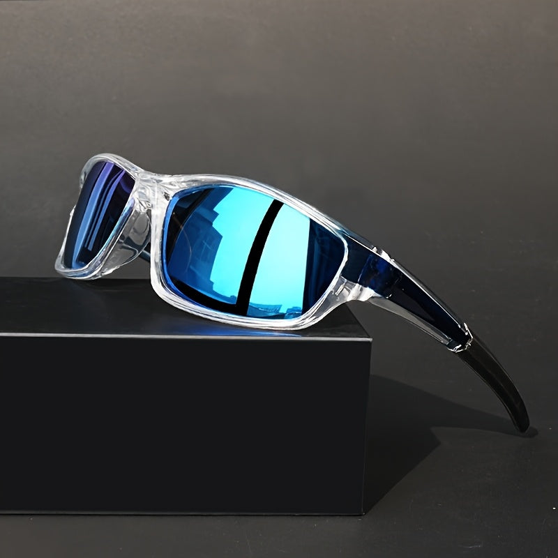 Polarized Wraparound Sunglasses for Men & Women – Retro Sport Style, TAC Lenses & Lightweight PC Frame, UV Protection Eyewear for Driving, Cycling & Outdoor Activities