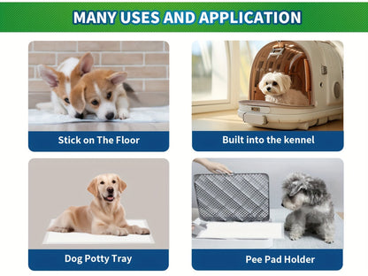 Disposable Dog Pee Pads Large – Upgraded Odor Control & Leak-Proof Puppy Training Pads, Super Absorbent Potty Pads for Housebreaking, 120 Count 22"x22" / 50 Count 30"x36" / 40 Count 36"x36"