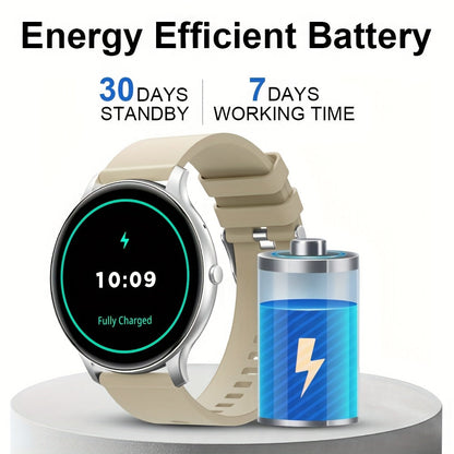 Smart Watch Fitness Tracker with Bluetooth Calling, 1.46" HD Touchscreen, IP68 Waterproof, 100+ Sports Modes & Heart Rate Monitor for Men & Women