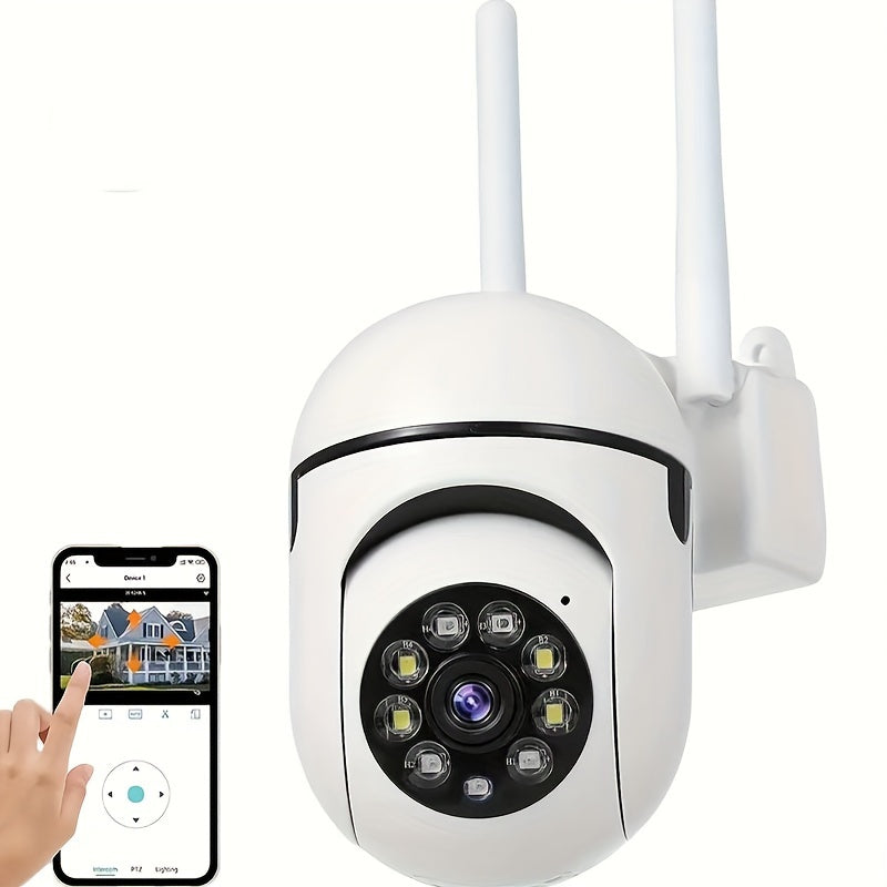 WiFi Security Camera 2-Pack 3MP Full HD - Night Vision, 2-Way Audio, Motion Detection & Real-Time Alerts, IP54 Waterproof Indoor Outdoor Surveillance Camera with App Remote Access & USB