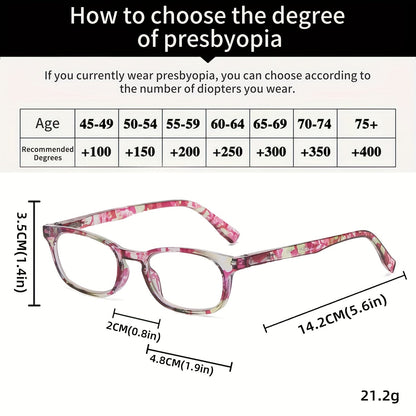 6-Pair Blue Light Blocking Reading Glasses for Women & Men - Oval Full-Frame PC Readers with Anti-Glare Lenses, +1.00 to +4.00 Strengths for Computer Office & Reading, Comfortable Spring Hinge