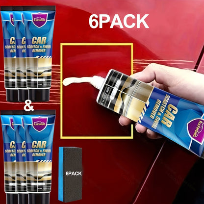 Car Scratch & Swirl Remover Paste 3-Pack – Universal Color Match Formula, Auto Paint Repair Polishing Cream, Easy DIY Touch-Up & Restoration for All Car Colors, Clear Coat Safe, Exterior Detailing