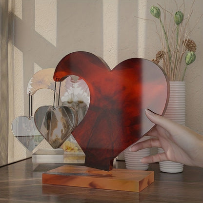 Large Heart Resin Silicone Casting Mold DIY Photo Frame Heart Shape Mold for Home Decoration Wedding Ornament Graduation Souvenir Resin Art Epoxy Casting Craft Mold Gift Making