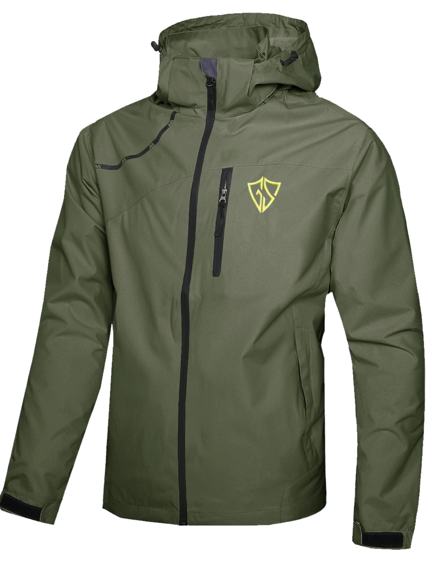 Men's Waterproof Windproof Rain Jacket with Hood – Lightweight Packable Raincoat for Hiking Outdoor Travel S-XXXL Multiple Colors
