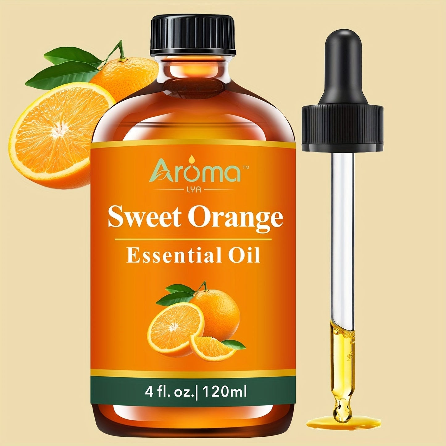 Pure Natural Essential Oils 4 FL OZ – Lavender Eucalyptus Frankincense Peppermint Lemon Sweet Orange for Diffuser Aromatherapy Soap Candle Body Oil