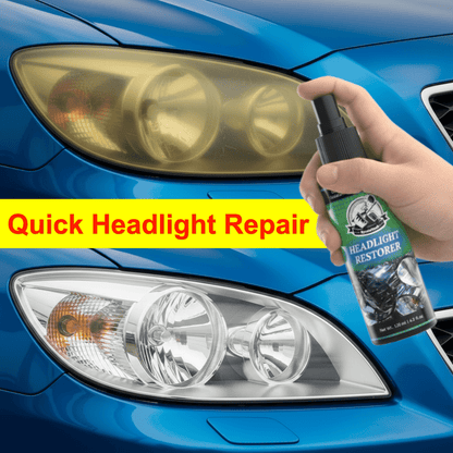 Headlight Restoration Kit Complete Care Solution – Removes Oxidation, Yellowing & Discoloration, Restores Clarity & Gloss, UV Protective Coating for Cars Trucks SUVs – DIY Headlight Lens Repair Set