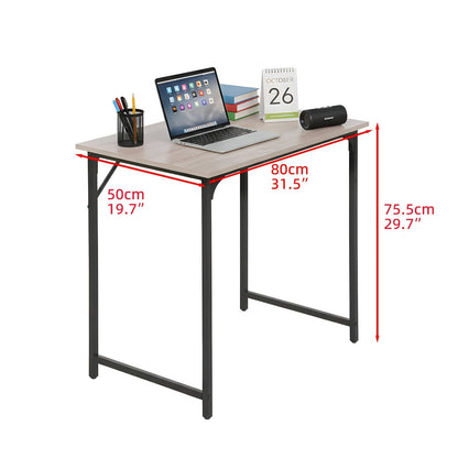 Computer Desk 32/39/47 Inch – Modern Writing & Gaming Desk with Sturdy Metal Frame, Home Office Study Workstation for PC, Laptop & Monitor Setup, 3 Size Options