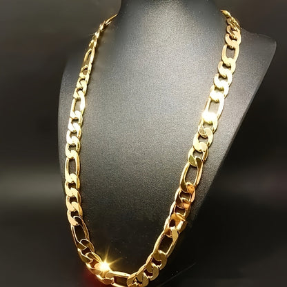 925 Sterling Silver Figaro Chain Necklace – 6mm Wide, 18 to 24 Inch, Unisex Men & Women, Includes Gift Box – Classic Silver Chain for Everyday Wear & Gifting