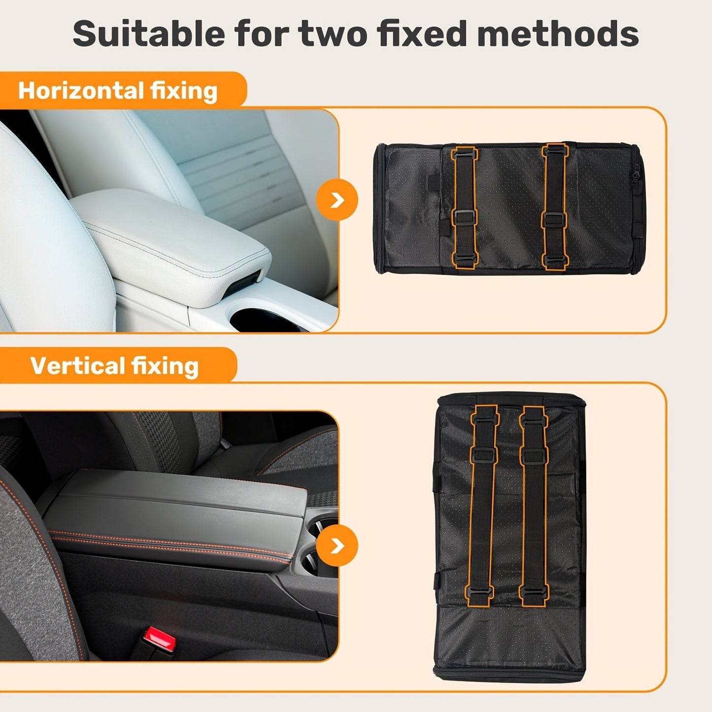 Pet Car Booster Seat with Safety Harness – Center Console Dog Car Carrier Nest for Small Dogs & Cats, Portable Travel Pet Bed, Easy-Clean Sturdy Construction, Multiple Colors