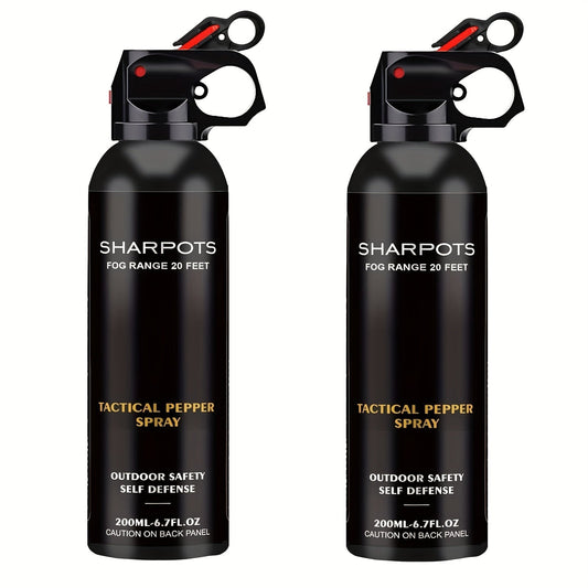 Maximum Strength Pepper Spray 6.7oz for Hiking & Outdoor Self Defense – Fast-Deploy OC Formula, Compact & Easy Access Personal Protection for Camping, Trails & Everyday Carry, 1, 2 or 4 Pack