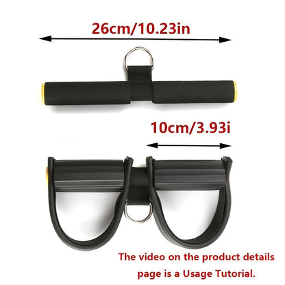 6-in-1 Resistance Bands Set with Pedal Puller – Adjustable 50/75/100LBS Tensioner for Body Stretching, Strength Training & Fitness Exercise, Home Gym Workout Equipment for Men & Women – Black & Purple