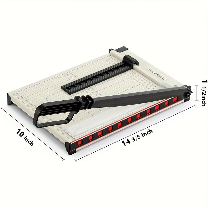 12 Inch Heavy-Duty Guillotine Paper Cutter Trimmer with Safety Guard Corner Rounder Precise Grid for Photos Cardstock Scrapbook Office Documents Craft Cutting Tool