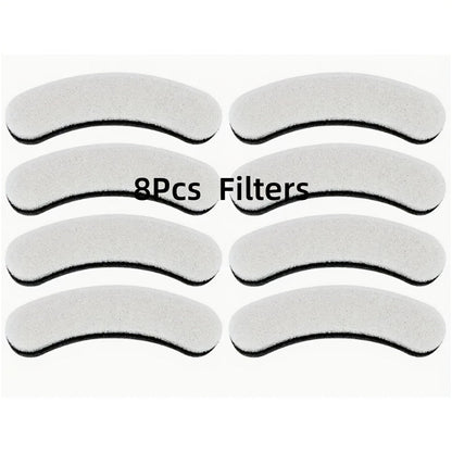 Dog Cat Water Fountain Replacement Filters 4/8/16/20/24 Pack Activated Carbon Multi-Filtration Compatible with NPET DF10 DF30 Automatic Pet Water Dispenser