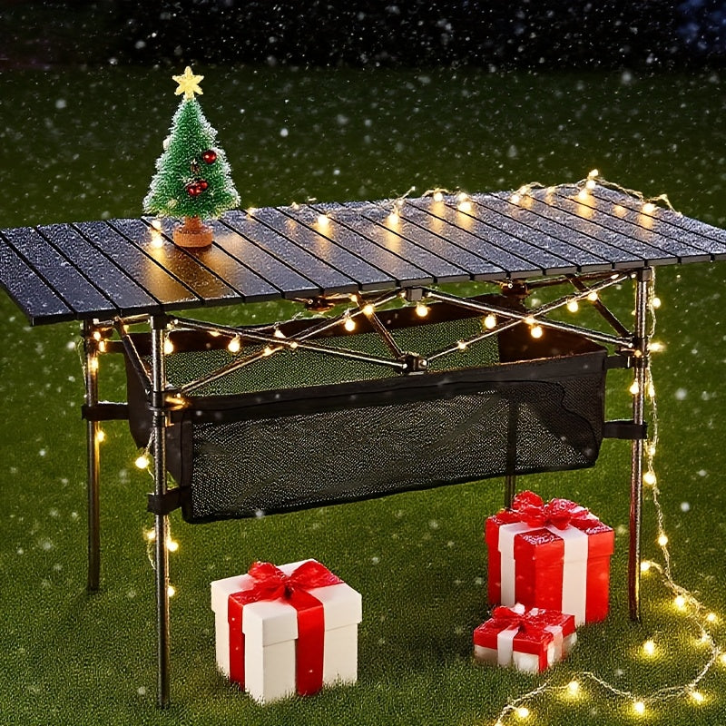 Folding Camping Table with Carry Bag – Lightweight Portable Outdoor Table 3 Sizes for Camping, Beach, Picnic, BBQ, Backyard, Boat & Travel, Easy Setup & Storage