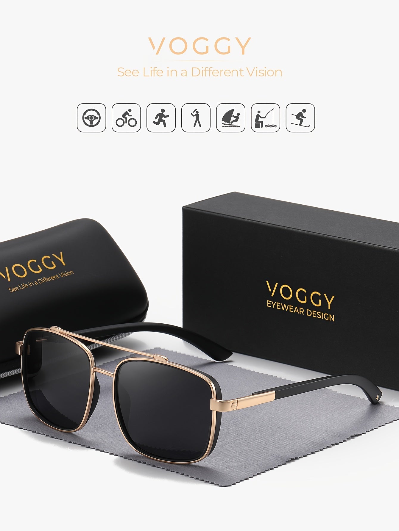 Retro Pilot Polarized Sunglasses Unisex Metal TR90 Frame UV Protection Aviator Style Driving Fishing Outdoor 5 Colors