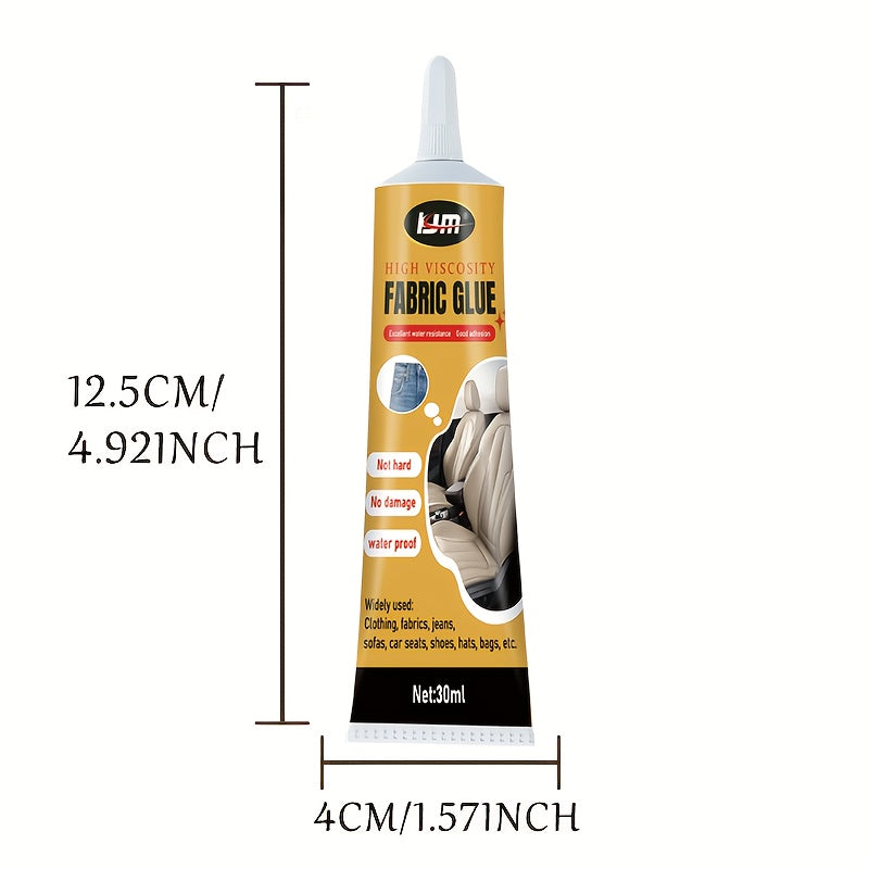 Car Interior Sealant & Plastic Repair Adhesive Kit – Seat Adhesive, Super Windproof Strip Glue & Sealing Pad for Car Body, Door, Trim & Interior Repair – Fast-Fix Auto Repair Glue