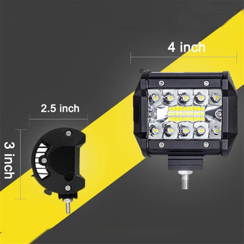 20 Inch 180W LED Light Bar Offroad Single Row – Ultra Slim 12V/24V Work Lamp for Truck, ATV, SUV, Tractor, Jeep & Boat – 6000K White, 50000Hr Lifespan – Velora