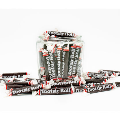 Tootsie Rolls Bulk Chewy Chocolate Candy – Individually Wrapped Classic Size Snacks, Peanut Free & Gluten Free, Perfect for Halloween, Office Candy Bowls, Parties & Gifting