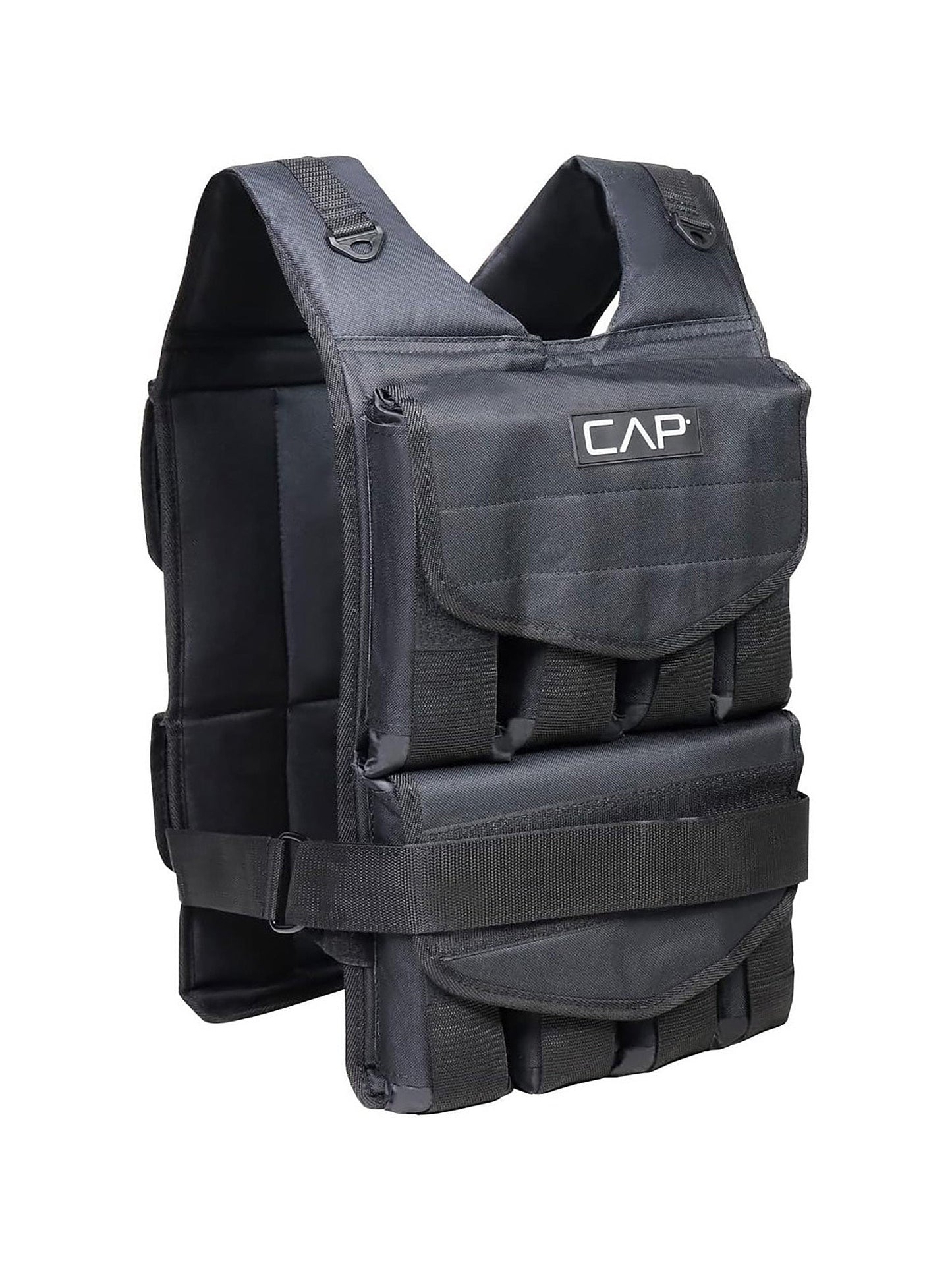Weighted Vest 40 LB Adjustable for Strength Training Workout & Running – Removable Weight Packets, Reinforced Nylon, Reflective Stripes, Padded Straps, Body Weight Vest for Men and Women