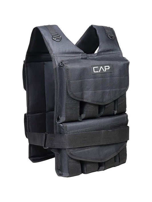Weighted Vest 40 LB Adjustable for Strength Training Workout & Running – Removable Weight Packets, Reinforced Nylon, Reflective Stripes, Padded Straps, Body Weight Vest for Men and Women
