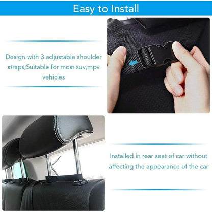 Car Trunk Organizer with 8 Pockets – Large Capacity Waterproof Backseat Hanging Storage Bag for SUV, Truck & MPV, Car Interior Organizer for Men & Women