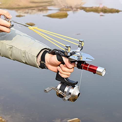 12-Pack Stainless Steel Fishing Slingshot Arrowheads – Detachable Bowfishing Arrow Tips, Slingshot Fishing Darts for Bow Fishing & Slingshot Shooting, Replacement Broadheads Fishing Accessories