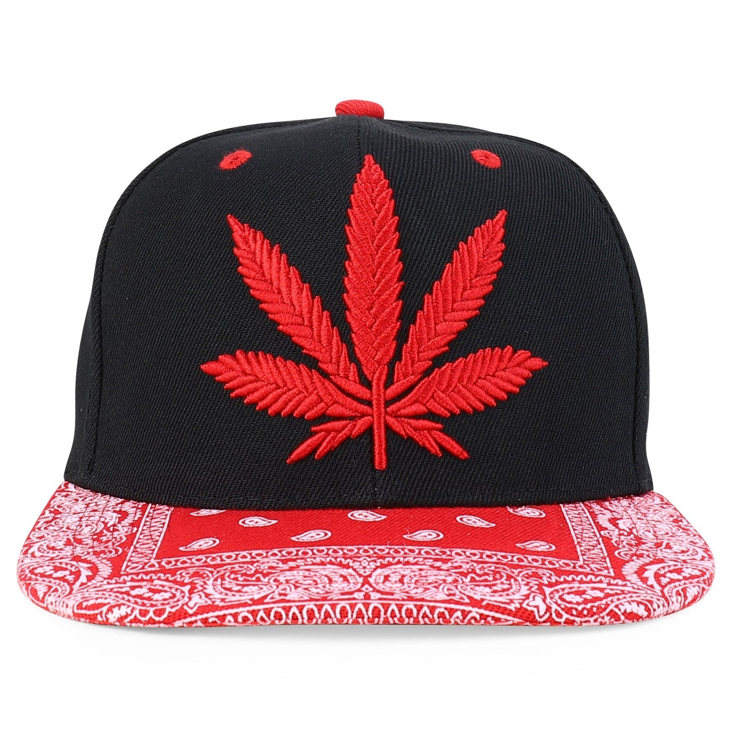 Rasta MJ Leaf 3D Embroidered Flat Bill Snapback Cap – Hip Hop Reggae Hat, Adjustable Snapback, One Size Fits Most, Unisex Streetwear Baseball Cap