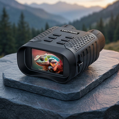 4K Night Vision Goggles for Adults 48MP Camera 3.1 Inch Screen 4400mAh Rechargeable Battery 7-Level IR Adjustment 100% Darkness View 4K Video 64GB Card for Hunting Security Camping 25mm 50mm