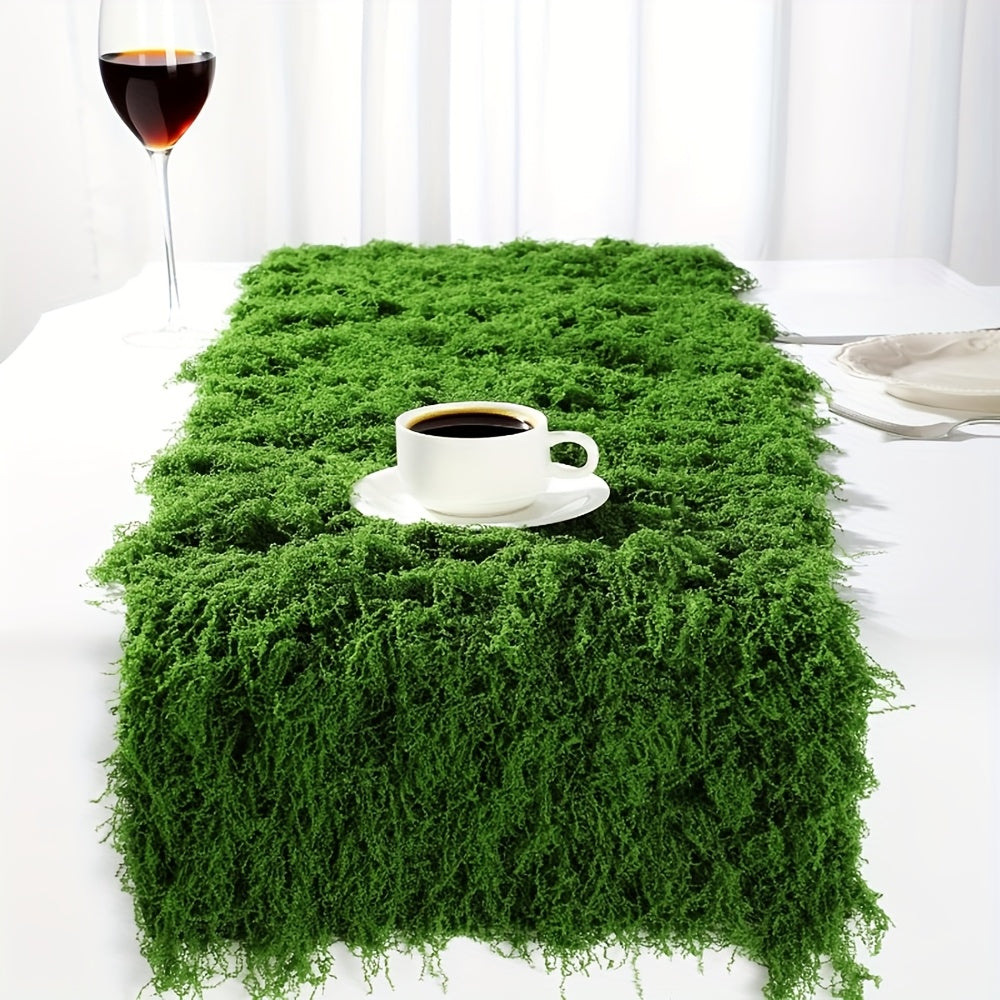 Artificial Moss Carpet Roll 19.68×78.74 Inch – Fake Moss Mat for Wall, Garden, Wedding, Roof & Indoor Outdoor Decoration, Cuttable & Easy to Maintain