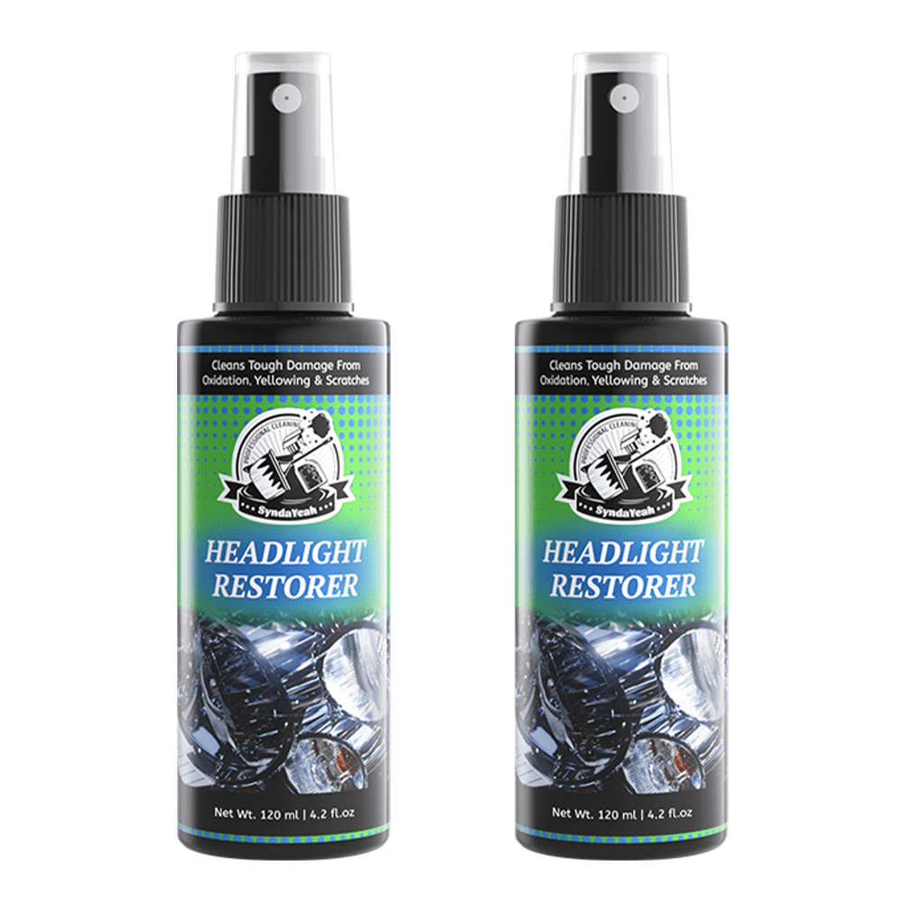 Headlight Restoration Kit Complete Care Solution – Removes Oxidation, Yellowing & Discoloration, Restores Clarity & Gloss, UV Protective Coating for Cars Trucks SUVs – DIY Headlight Lens Repair Set