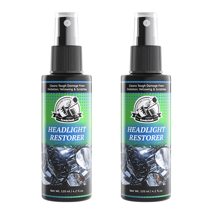Headlight Restoration Kit Complete Care Solution – Removes Oxidation, Yellowing & Discoloration, Restores Clarity & Gloss, UV Protective Coating for Cars Trucks SUVs – DIY Headlight Lens Repair Set