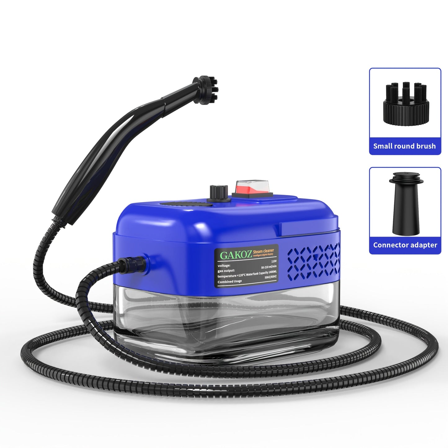 Handheld Steam Cleaner with 35-Piece Accessory Set High Pressure Portable Chemical-Free Deep Clean – Kitchen Grease Sofa Air Conditioner Tile Car Interior Washing Machine 6 Colors
