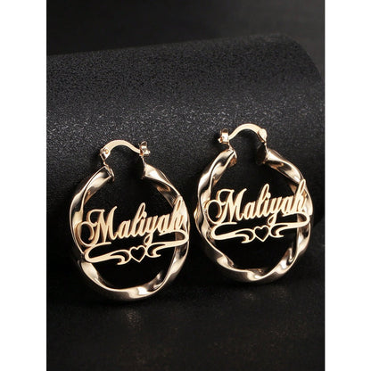 Twisted Heart Drop Earrings for Women – Gold & Silver Stainless Steel Dangle Studs, Romantic Elegant Jewelry for Daily Wear, Mother's Day, Valentine's Day, Birthday, Anniversary & Christmas Gift