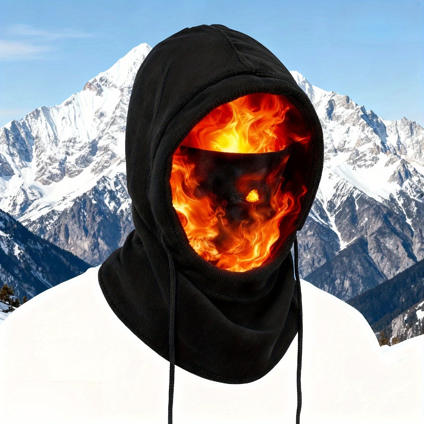 Winter Beanies 2-Pack for Men & Women – Thermal Knit Skull Caps with Fleece Lining, Soft Stretchable Cold Weather Hats, Buy One Get One Free, Black