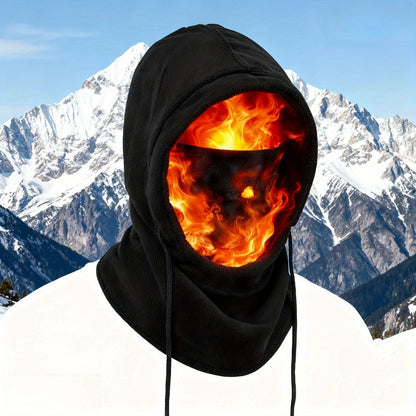 Winter Beanies 2-Pack for Men & Women – Thermal Knit Skull Caps with Fleece Lining, Soft Stretchable Cold Weather Hats, Buy One Get One Free, Black