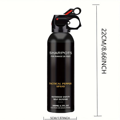 Maximum Strength Pepper Spray 6.7oz for Hiking & Outdoor Self Defense – Fast-Deploy OC Formula, Compact & Easy Access Personal Protection for Camping, Trails & Everyday Carry, 1, 2 or 4 Pack