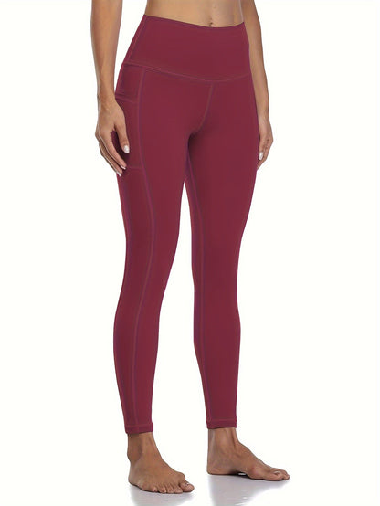 5-Piece Women's Printed Compression Yoga Pants – 7/8 Nine-Point Fitness Running Leggings with Leopard Camo & Solid Patterns, High-Waist Athletic Tracksuit Bottoms for Gym Workout, S-XXL