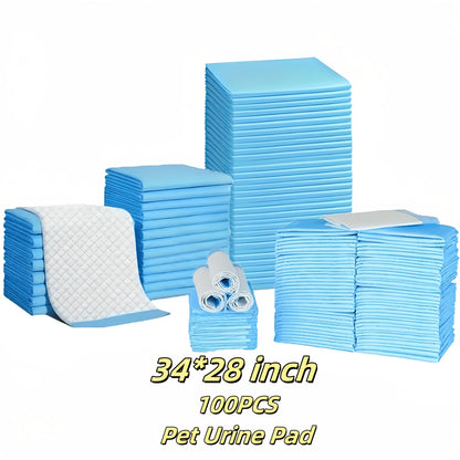 XXXXL Dog Pee Pads 34"x28" – Super Absorbent Leak-Proof Odor-Control Disposable Pet Training Pads, Bulk Pack for Dogs Puppies & Cats, Easy Potty Training & Accident Protection